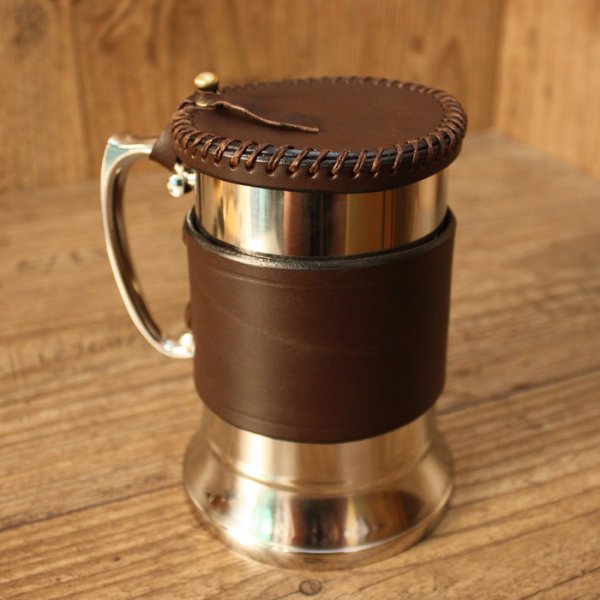 Leder Mantel für Englischer Trinkhumpen, Krug, 500 ml