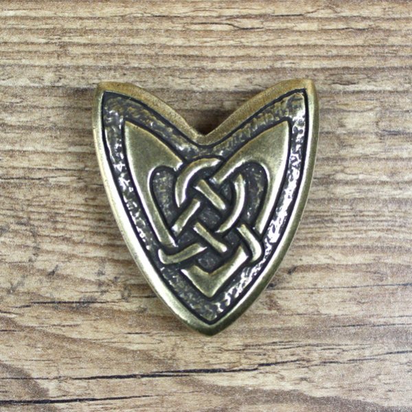 Wikinger keltischer Knoten Gürtelende - 35 mm - AM