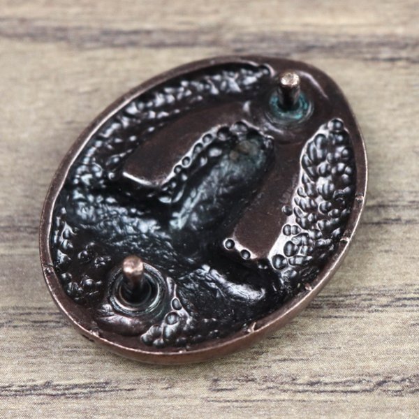 Thors Hammer, Mjölnir, oval, Kupfer, 42 x 33 mm