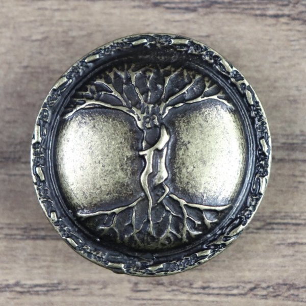 Yggdrasil Lebensbaum - Altmessing