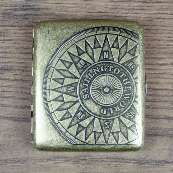 Zigaretten Etui "Sailing to the world"