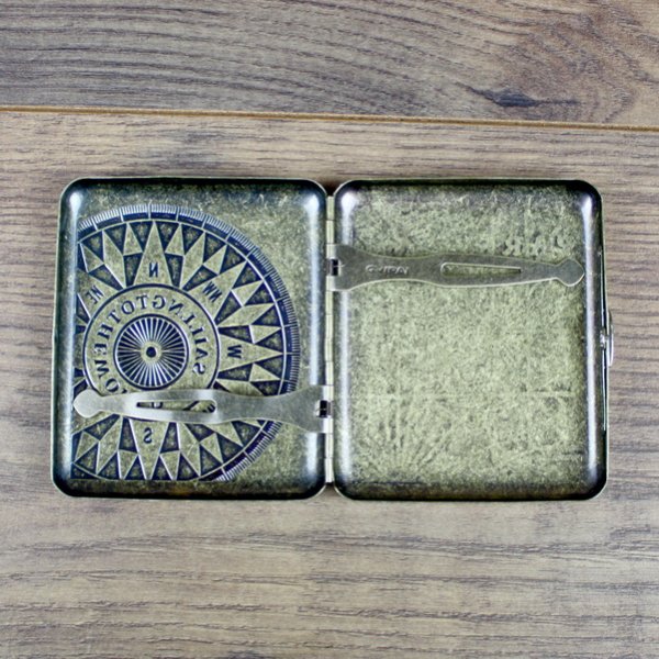 Zigaretten Etui "Sailing to the world"