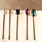 Haarklammern mit Schmucksteinen