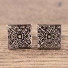 Manschettenknöpfe - Ornament 1, Farbe: Silber