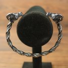 Metall Armband Widder Köpfe - Farbe: Silber